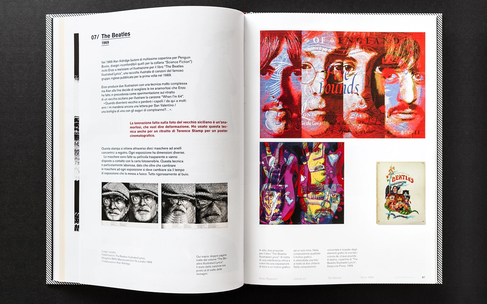 Enzo Ragazzini book layout